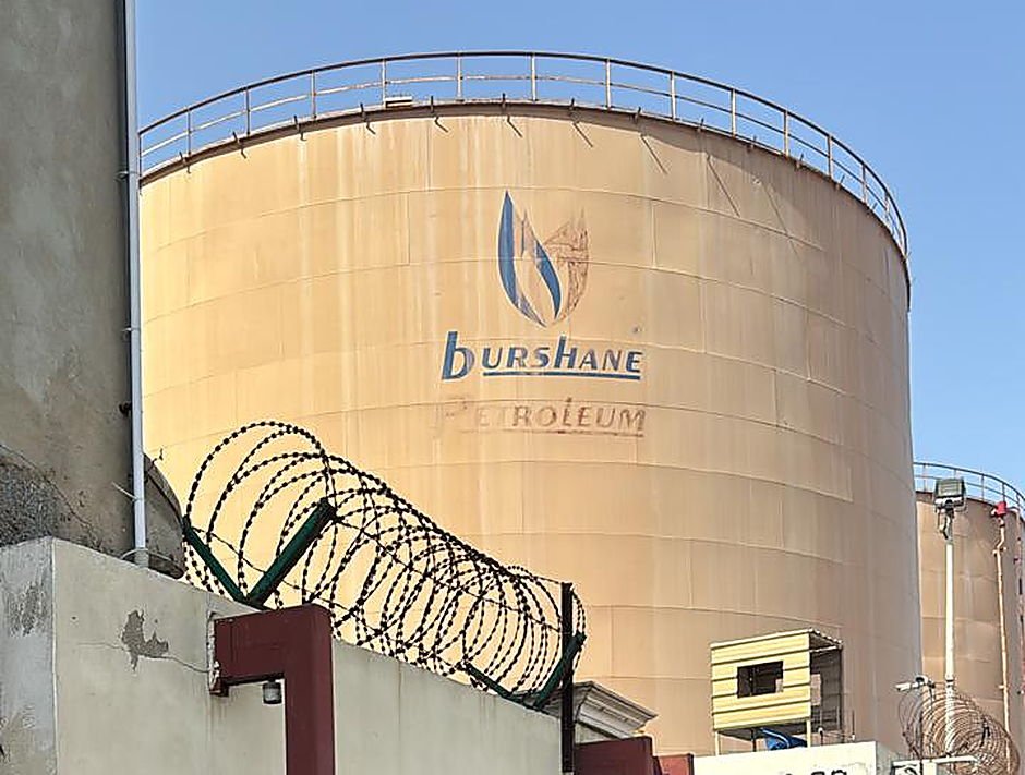 Storage tank at a Karachi liquid bulk terminal